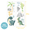 Стикеры самоклеющиеся для детской виниловые XXL Hakuna Matte Dinosaur - фото 4499