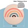 Стеганый коврик Hakuna Matte Round Mat - Boho Rainbow, 150см - фото 4621